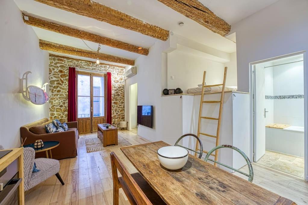 New - 1 Bed Apt Central 昂蒂布 外观 照片